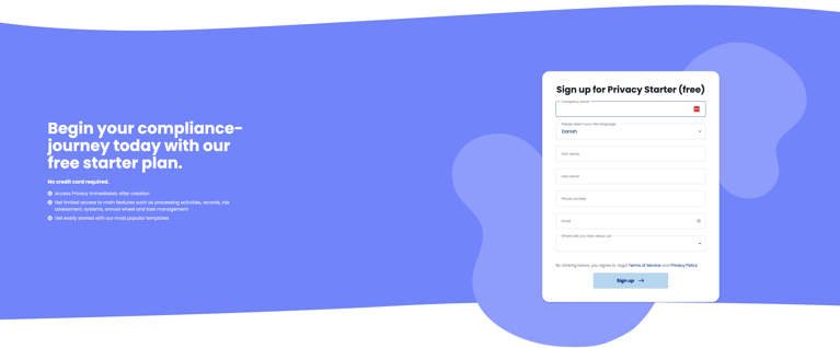 Prøv compliance software gratis - test GDPR platform før køb