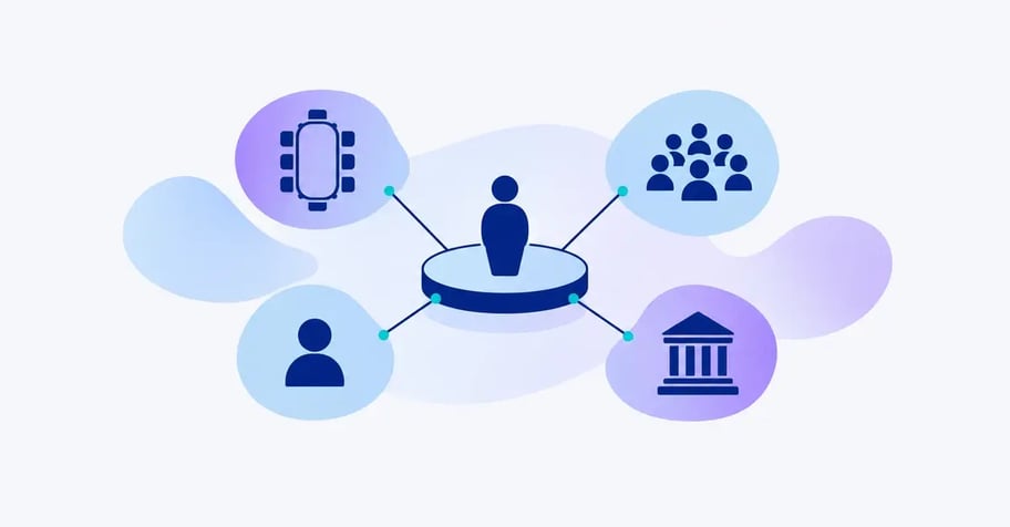 A data protection officer on an independent platform, linked to management, staff, data subjects and the supervisory authority