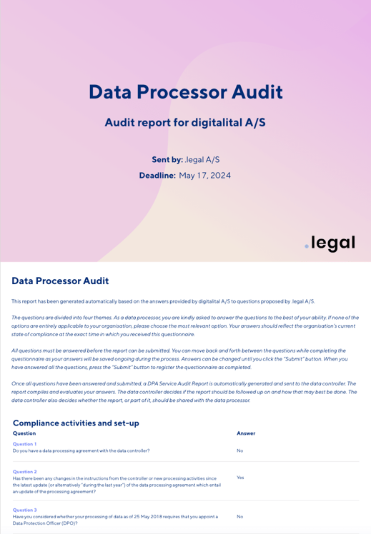 Audit report