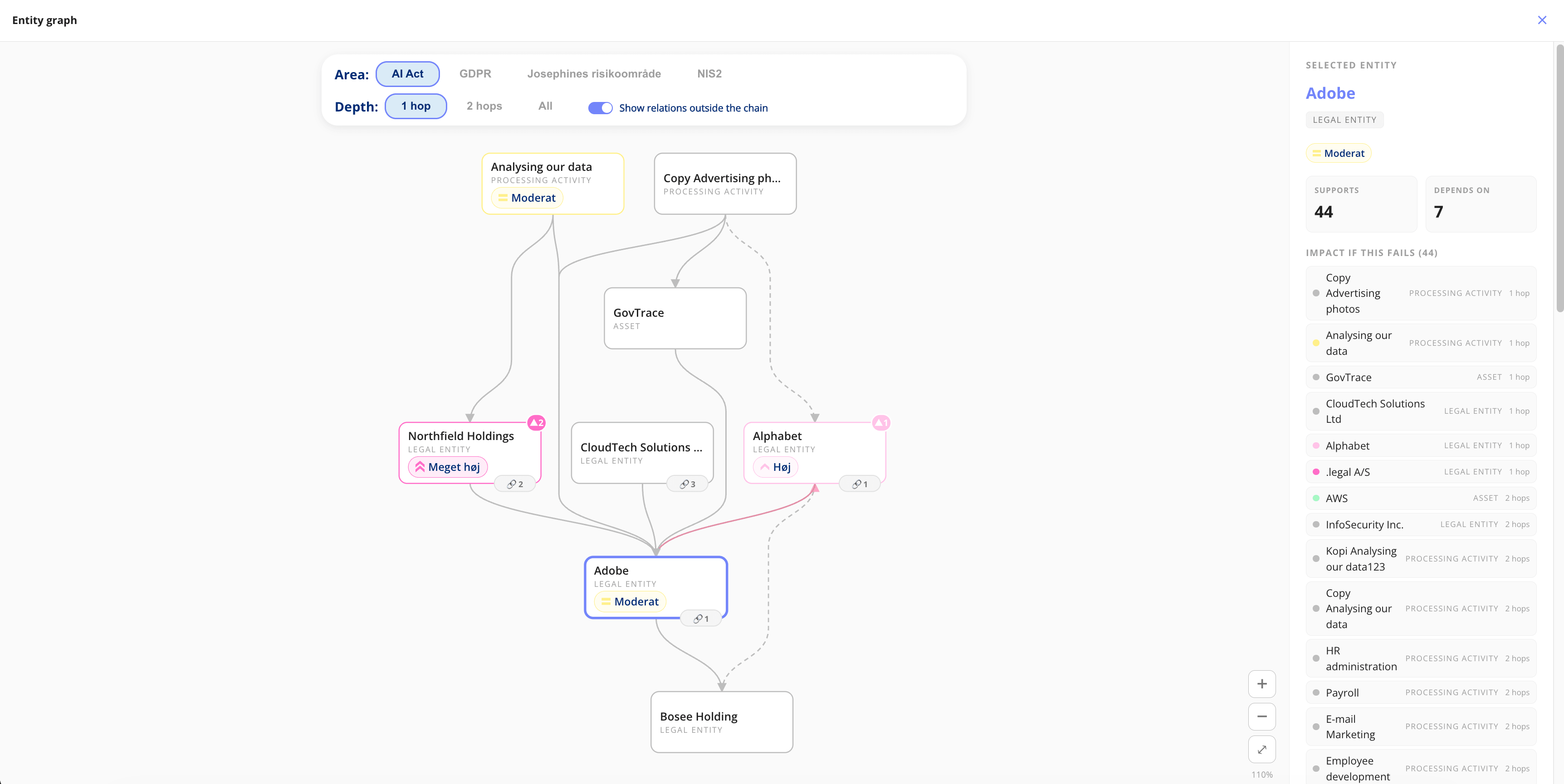 Entity graph