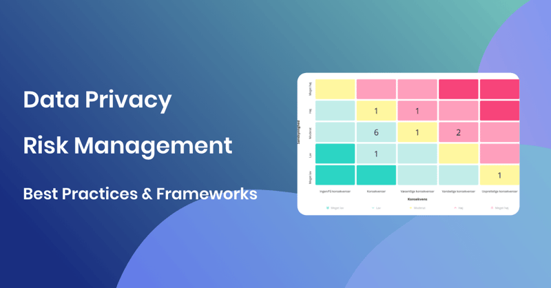 Data Privacy Risk Management - Best Practices and Frameworks