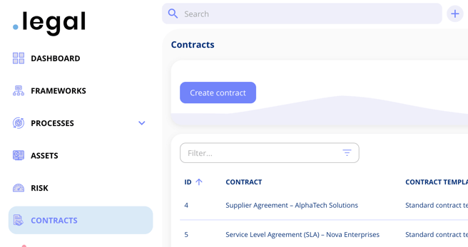 New filter component