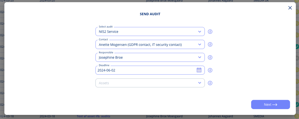 Send audit