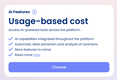 Usage-based costs