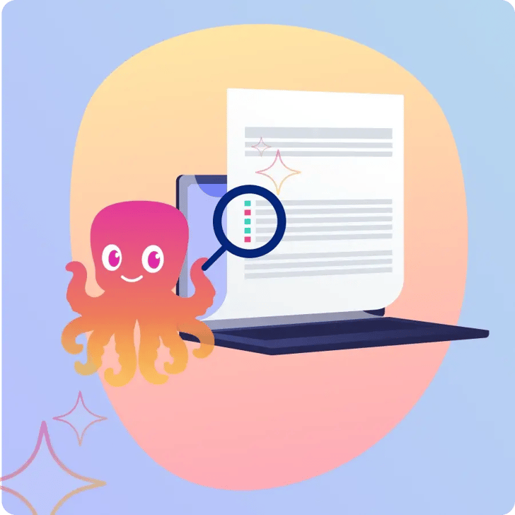 Reviewing AI-suggested obligations one by one, with a suspected duplicate flagged and excluded by default