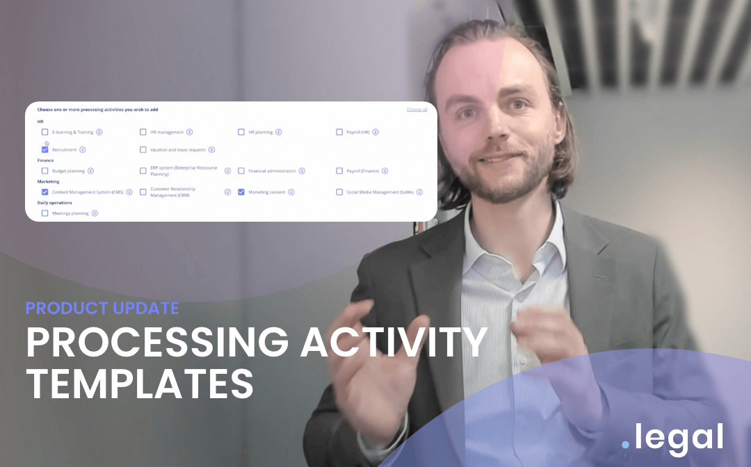 processing activity templates