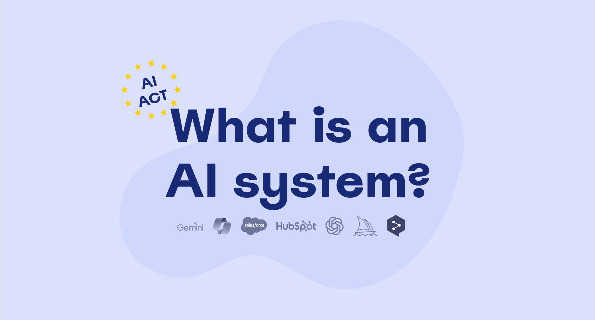 AI Act - What is an AI system