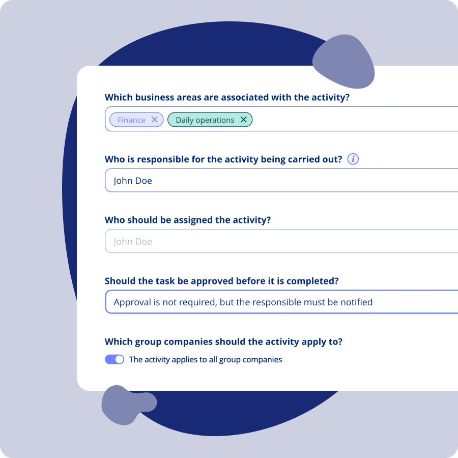 Team samarbejdsfunktioner i GDPR compliance software med ubegrænsede brugere