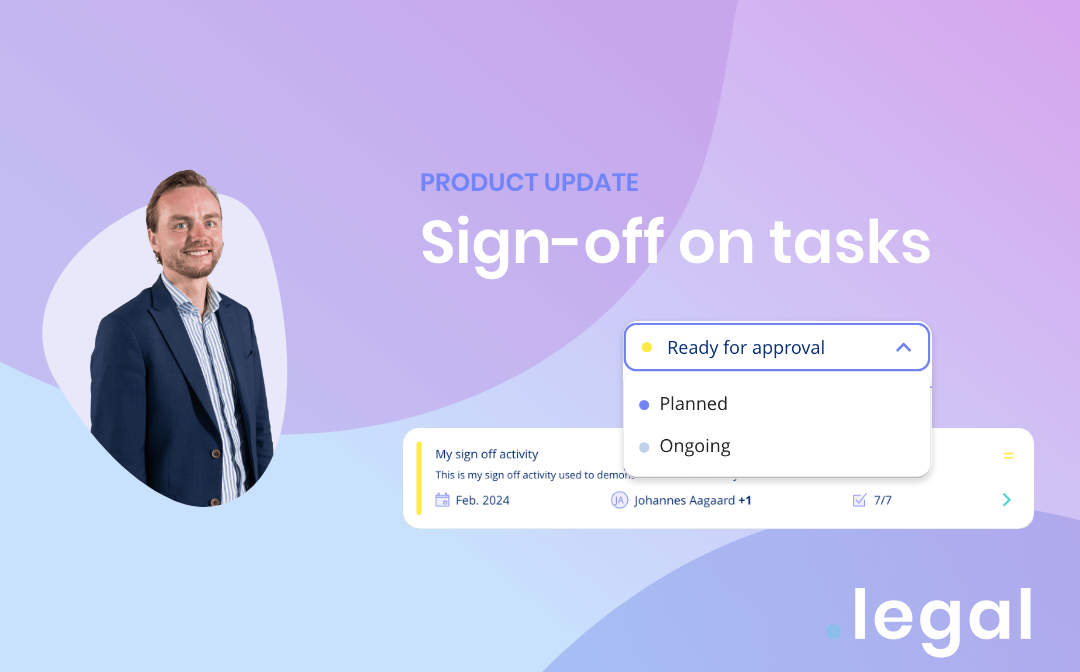 Signoff on tasks